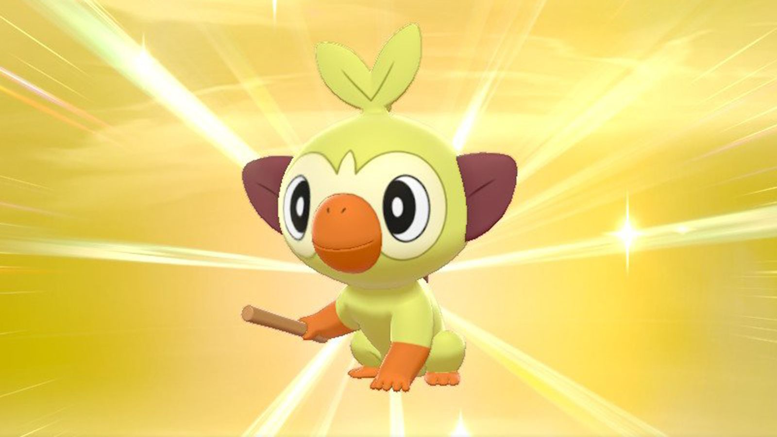 Glänzendes Grookey-Pokémon