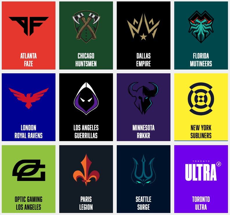 Call of Duty League-Logos