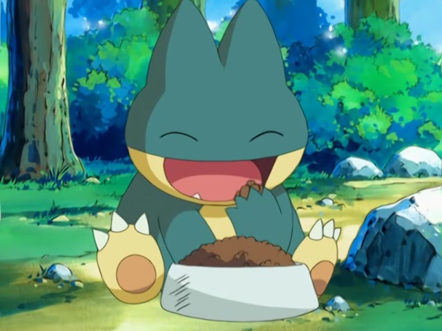 Munchlax isst Pokemon