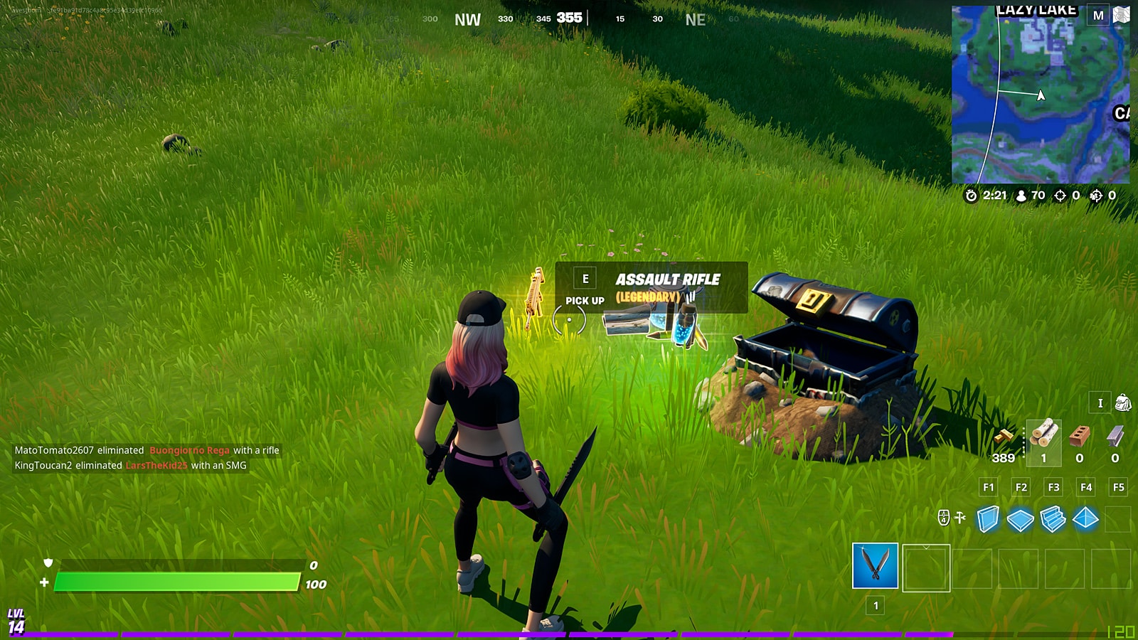 Lazy Lake Buner Chest Fortnite Staffel 6