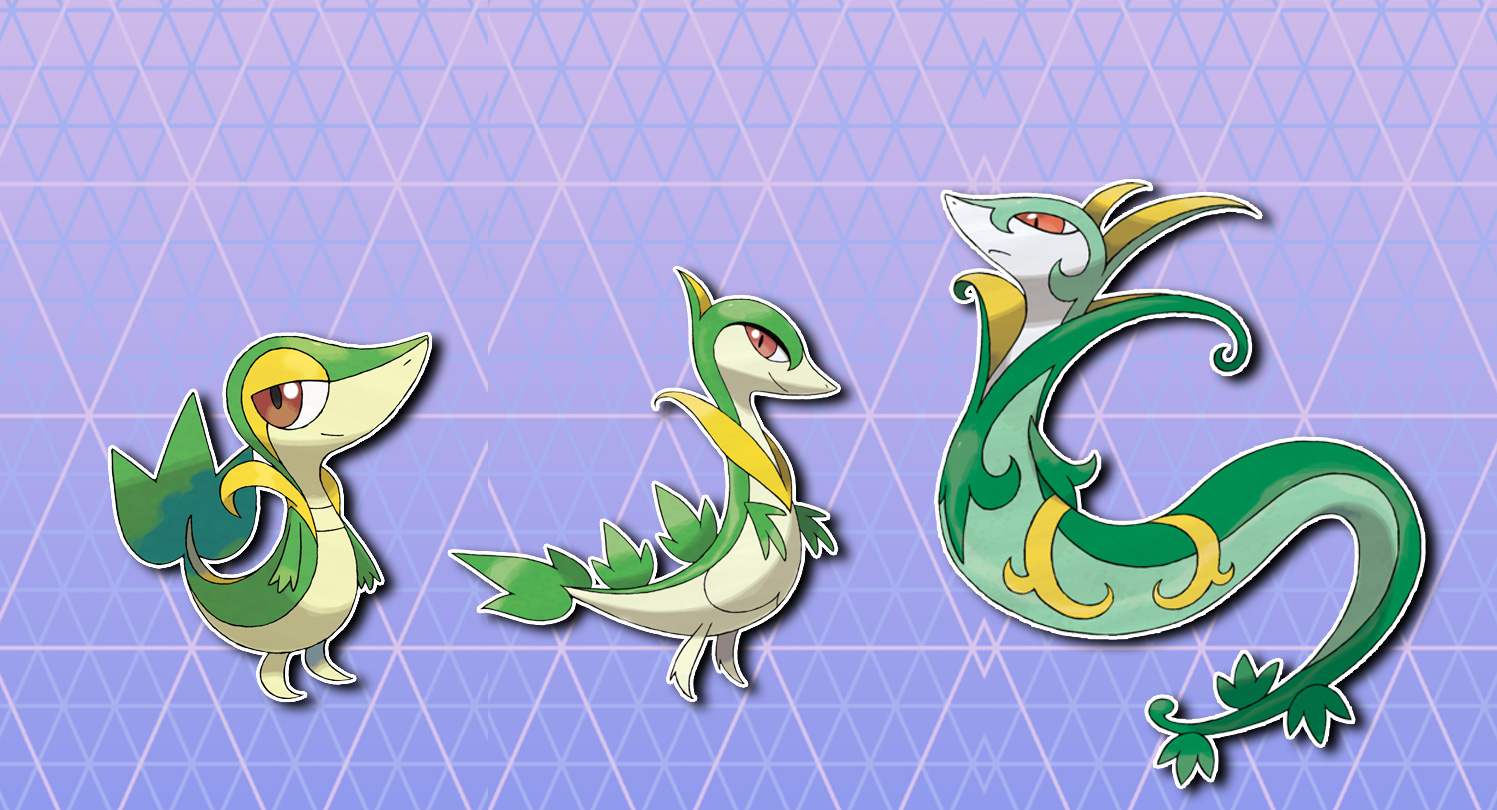 Pokemon Go Snivy Evolutionslinie Serperior