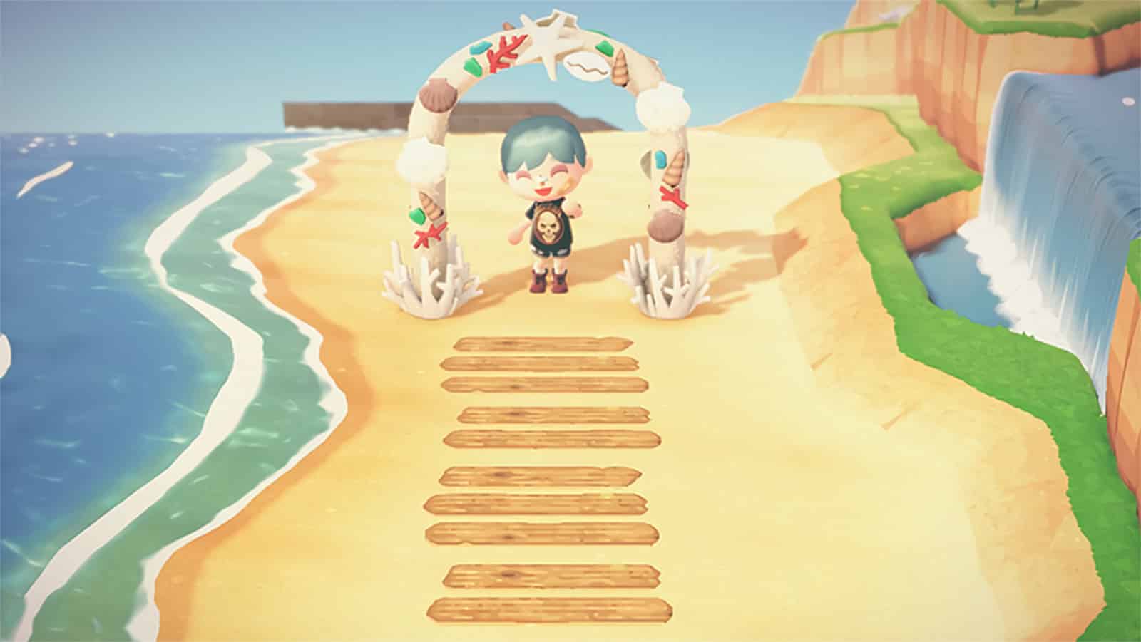 Animal Crossing Shell Arch