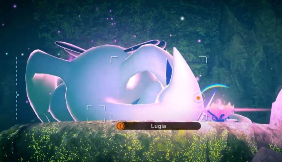 Lugia schläft in New Pokemon Snap