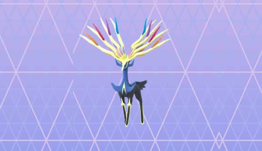 Xerneas Pokemon Go Dex Hintergrund