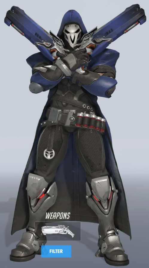 Overwatch Reaper Midnight Haut