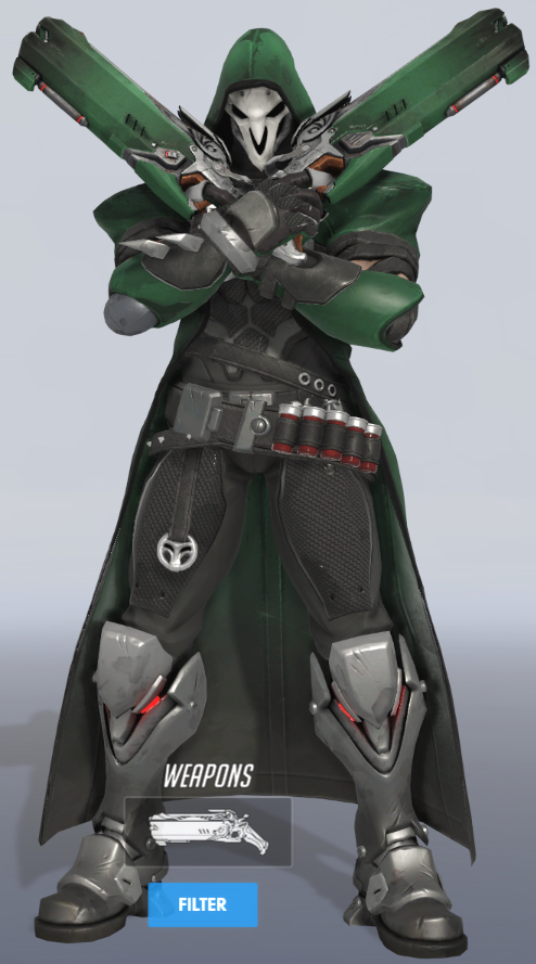 Overwatch Reaper Moss Haut