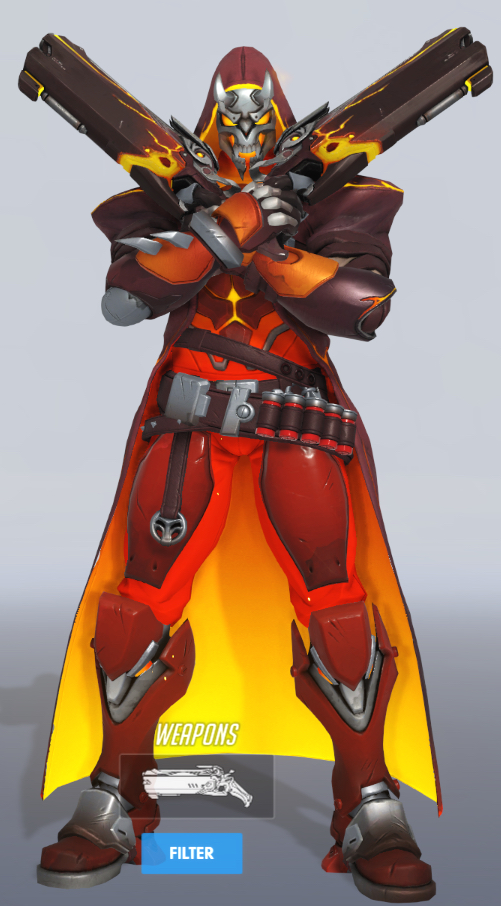 Overwatch Reaper Höllenfeuer Haut