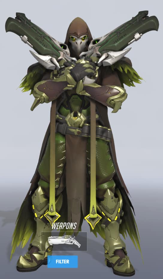 Overwatch Reaper Plague Doctor Haut