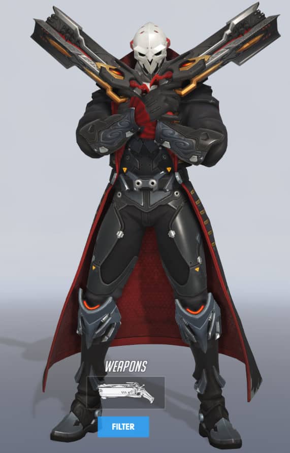 Overwatch Reaper Dracula Haut