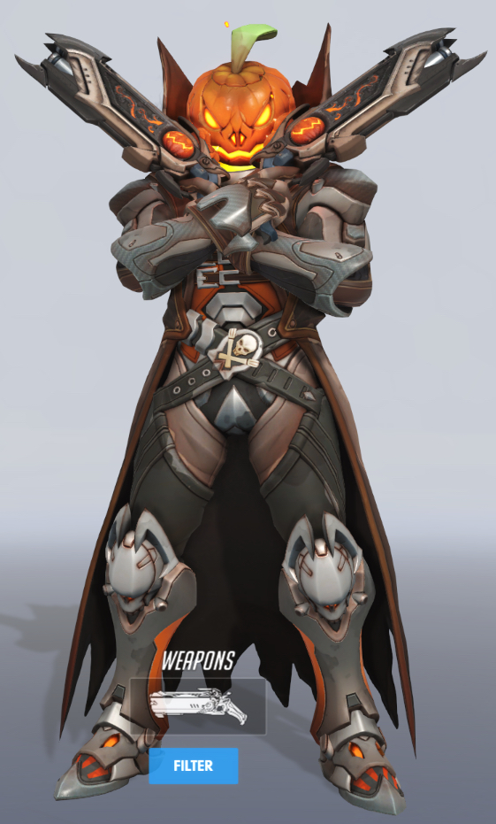 Overwatch Reaper Kürbishaut