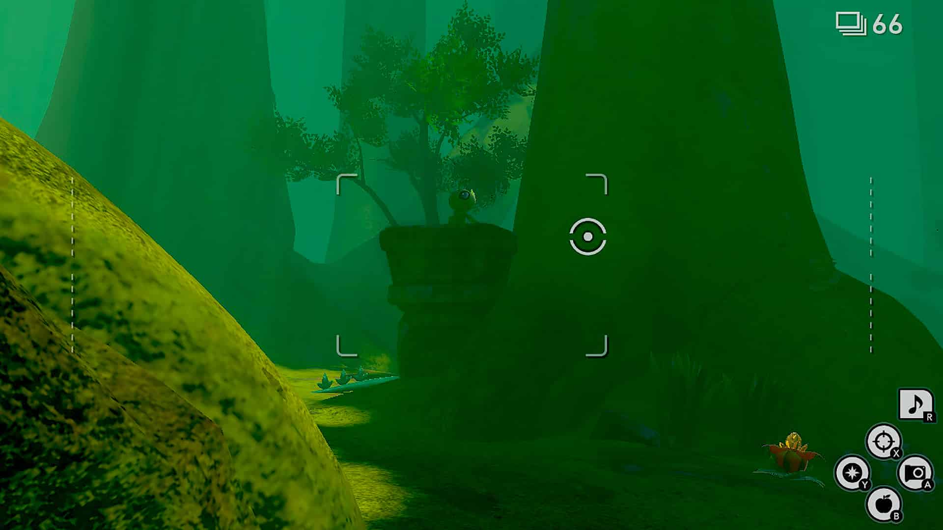 Celebi sitzt auf Ruinen in New Pokemon Snap
