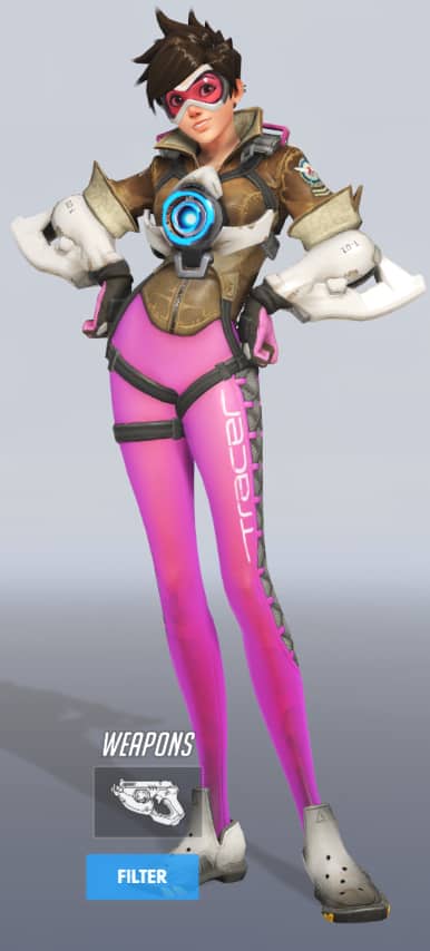 Overwatch Tracer Hot Pink Haut