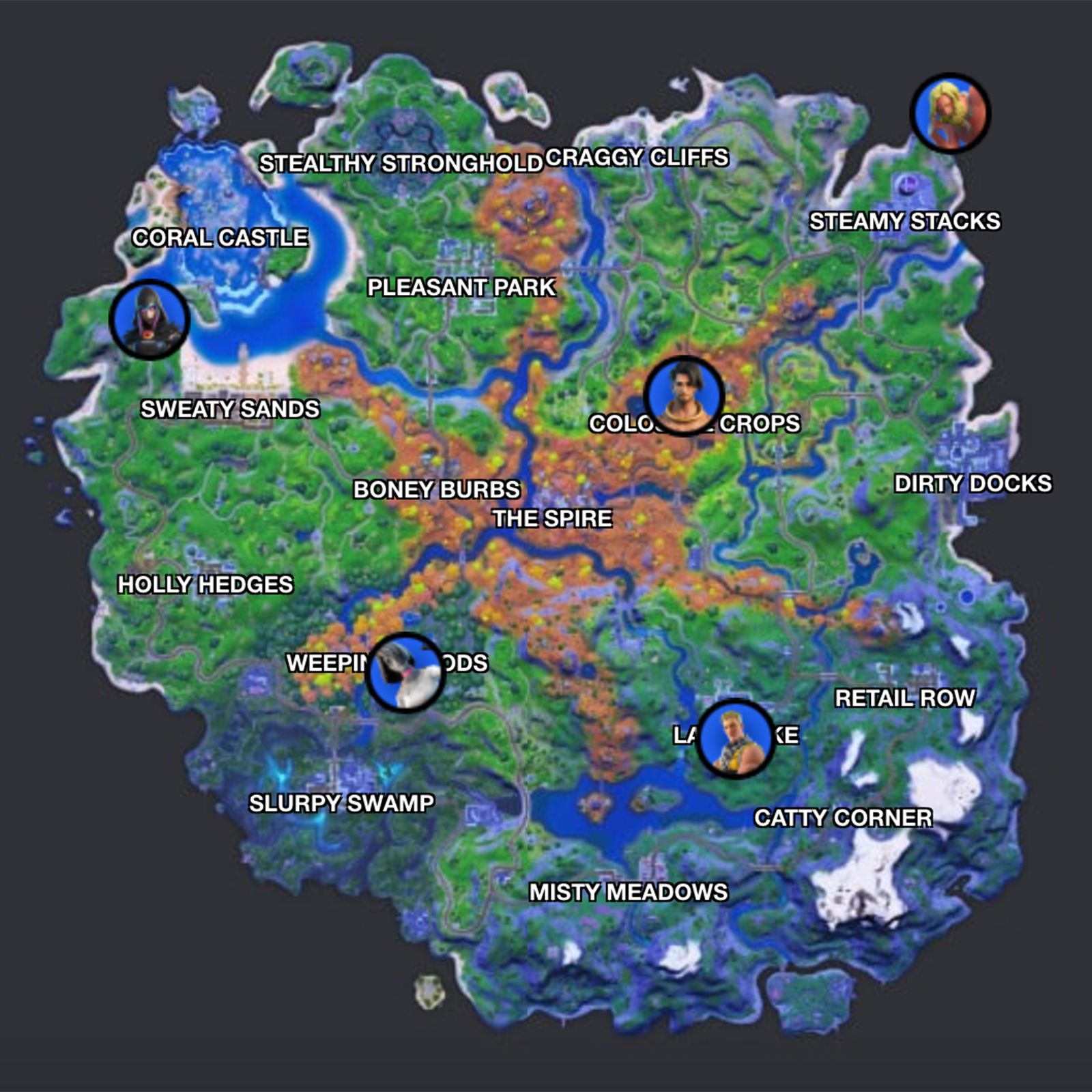 Fortnite Rift Locations Staffel 6