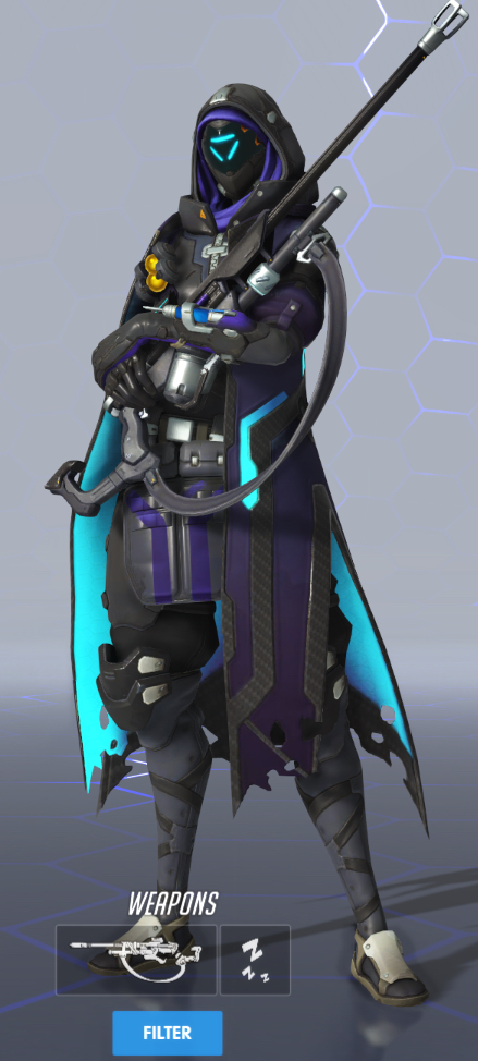 Overwatch ana Shrike-Skin