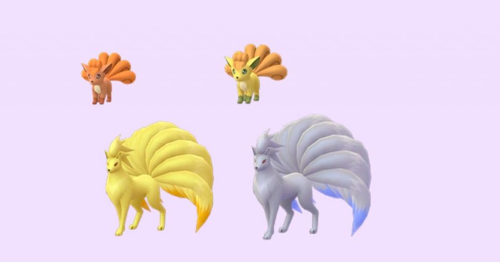 glänzende Vulpix