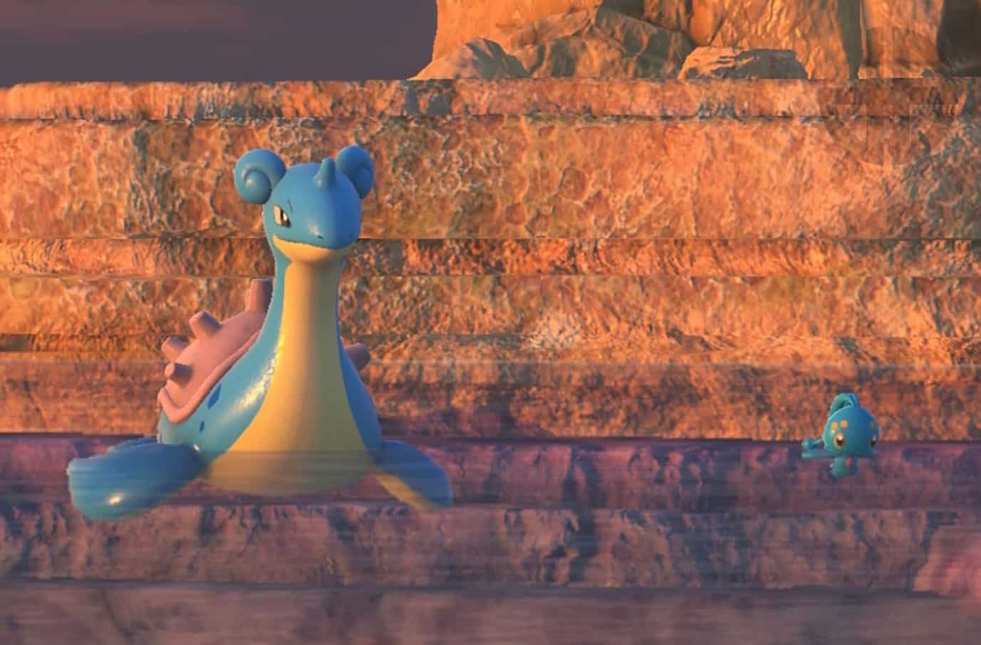 neue pokemon snap manaphy lapras