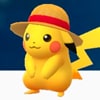 Strohhut Pikachu Pokemon Go