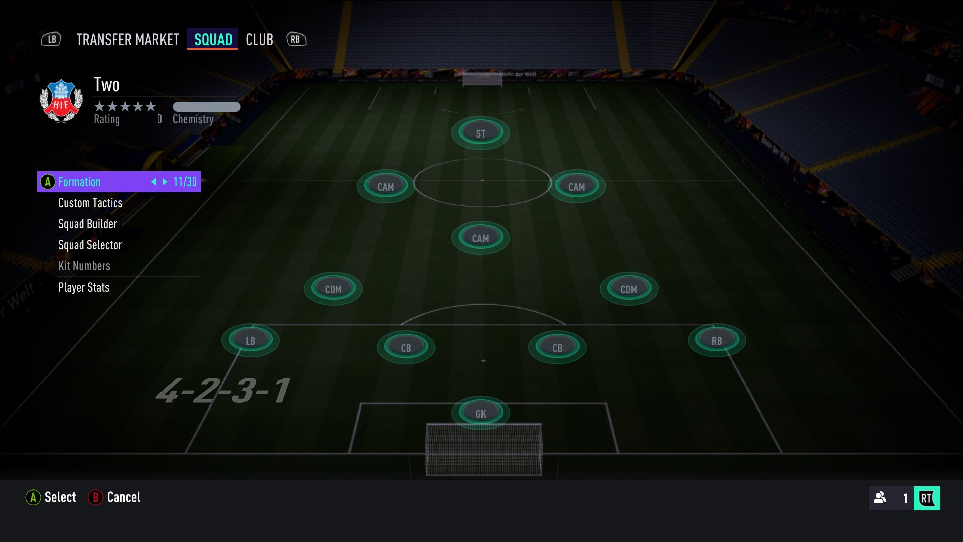 FIFA 21 4231 benutzerdefinierte Taktiken