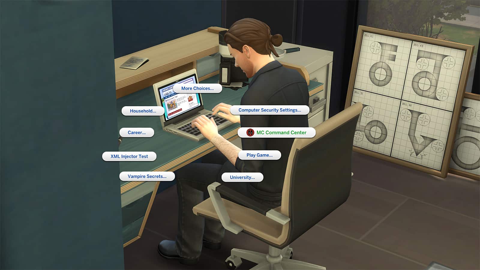 Sims 4 MC-Kommandozentrale