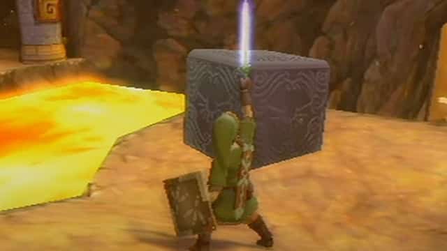 legend of zelda skyward schwert hd göttin würfel