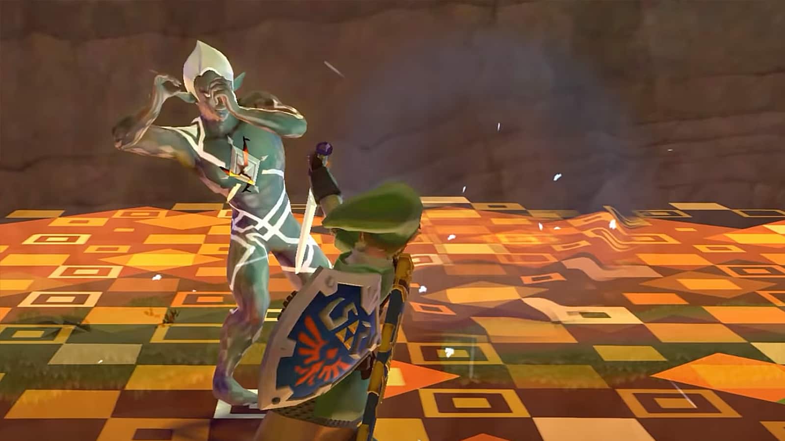Wie man Ghirahim auf versiegeltem Gelände besiegt Legende von Zelda Skyward-Schwert hd