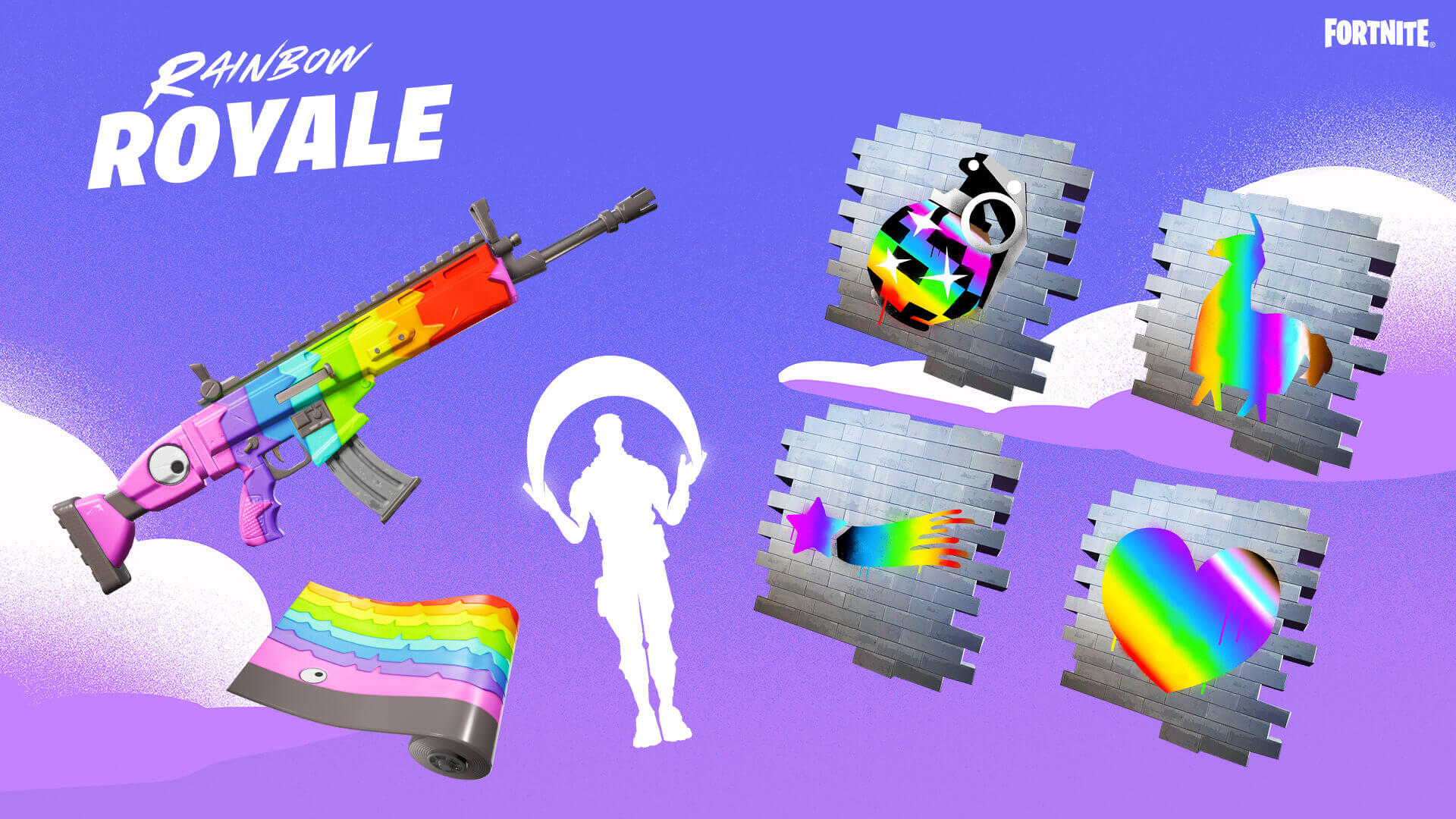 Fortnite Rainbow Royale kostenlose Artikel
