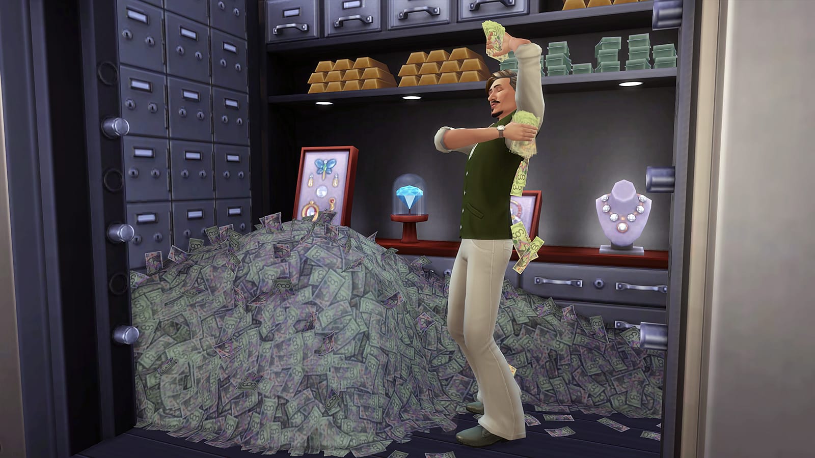 Die Sims 4 Geldtresor