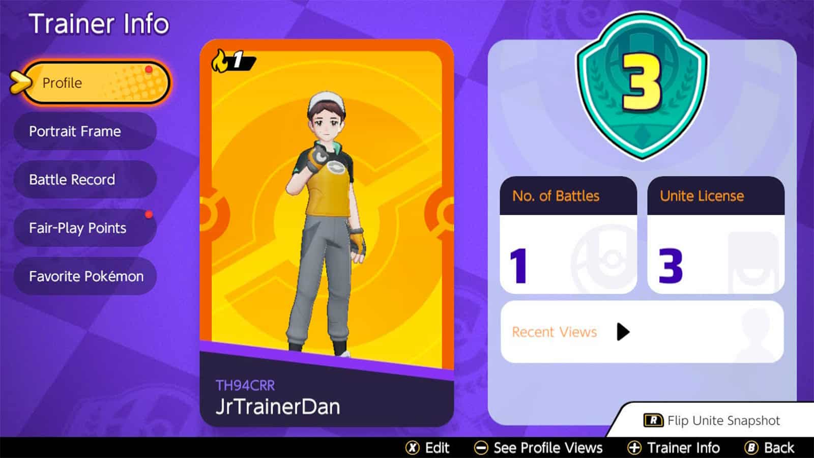 Pokemon Unite Trainer-ID