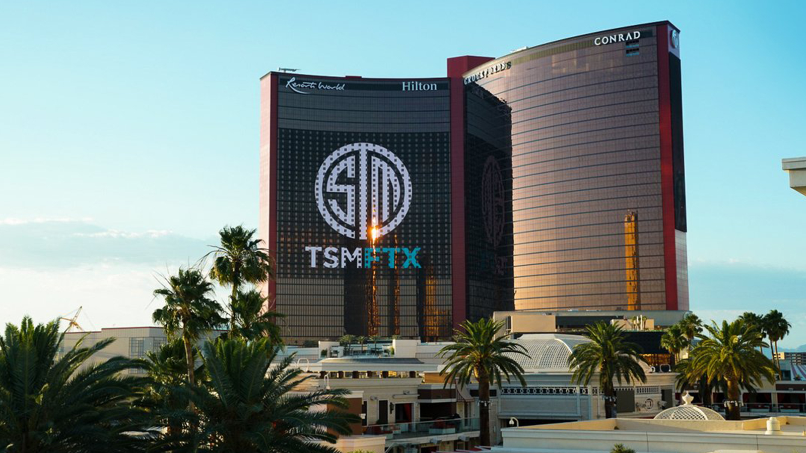 TSM FTX-Logo auf einem Hilton