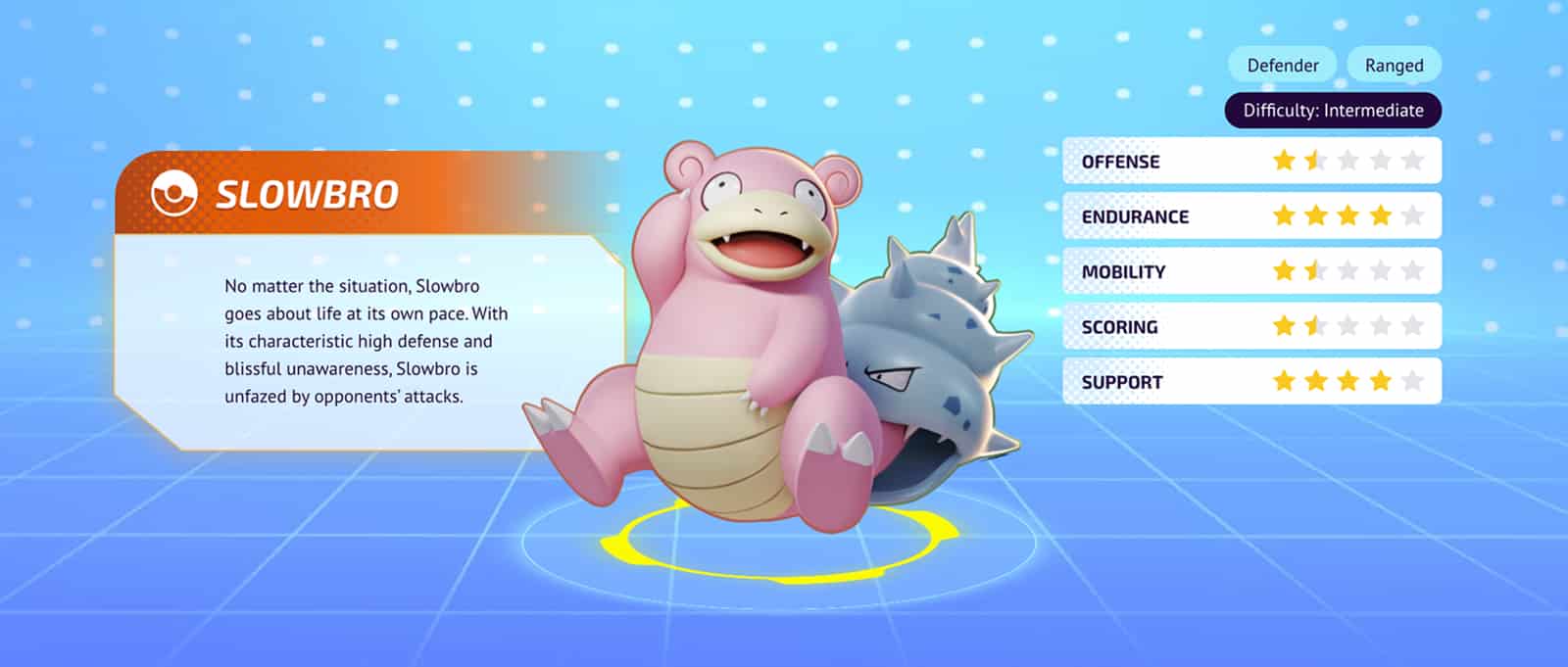 Pokemon Unite Slowbro-Statistiken