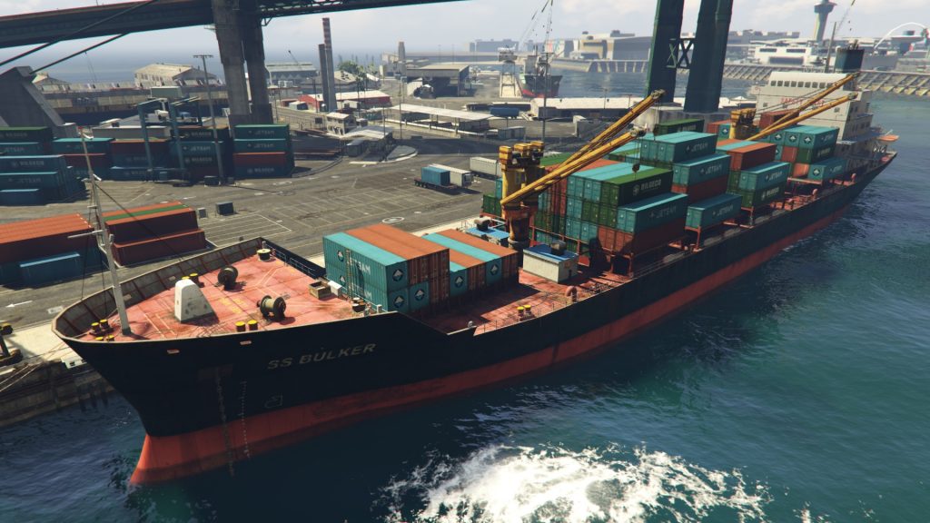 GTA Online Schiffswrack Frachtschiff