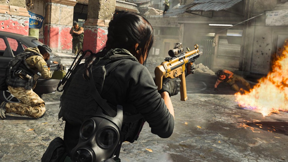MP5-Spieler in Call of Duty: Modern Warfare