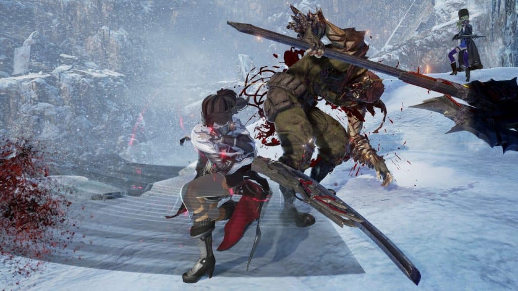 Code Vein baut Gameplay auf