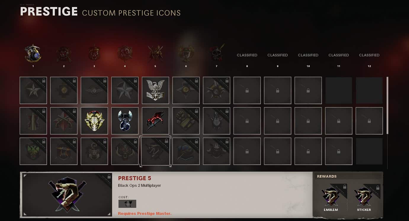 Prestige-Shop Black Ops Kalter Krieg