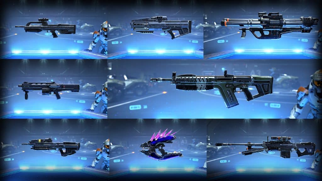 einige Halo Infinite-Waffen