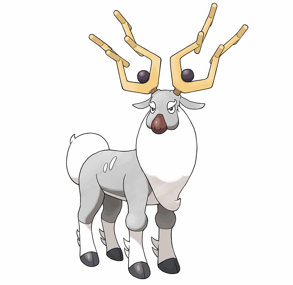 Pokemon Legends Arceus Noble Wyrdeer Dex Bild