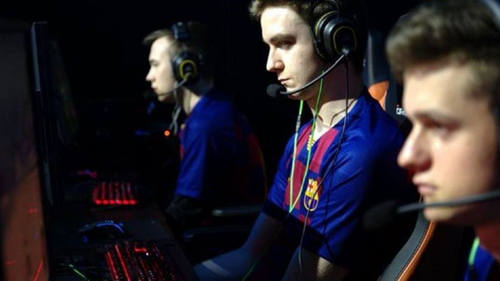 Barcelona-Spieler beim Esport