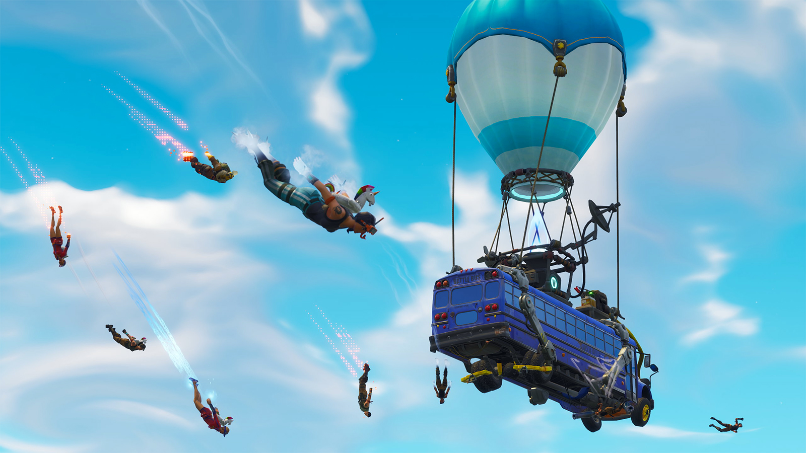 Der Battle Bus in Fortnite