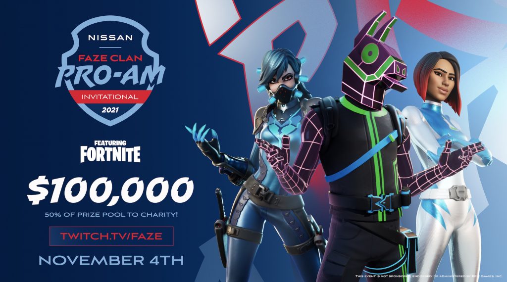 faze nissan pro-am fortnite 100k jpg