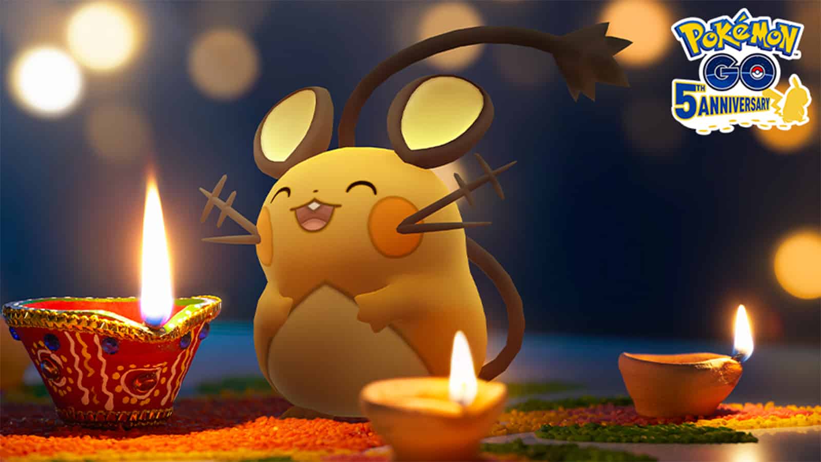 Dedenne in Pokemon Gos Festival of Lights