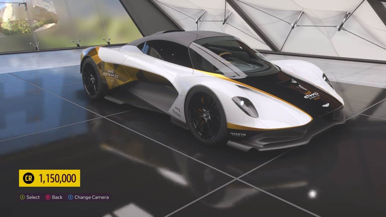 Aston Martin Valhalla Concept Car in Forza Horizont