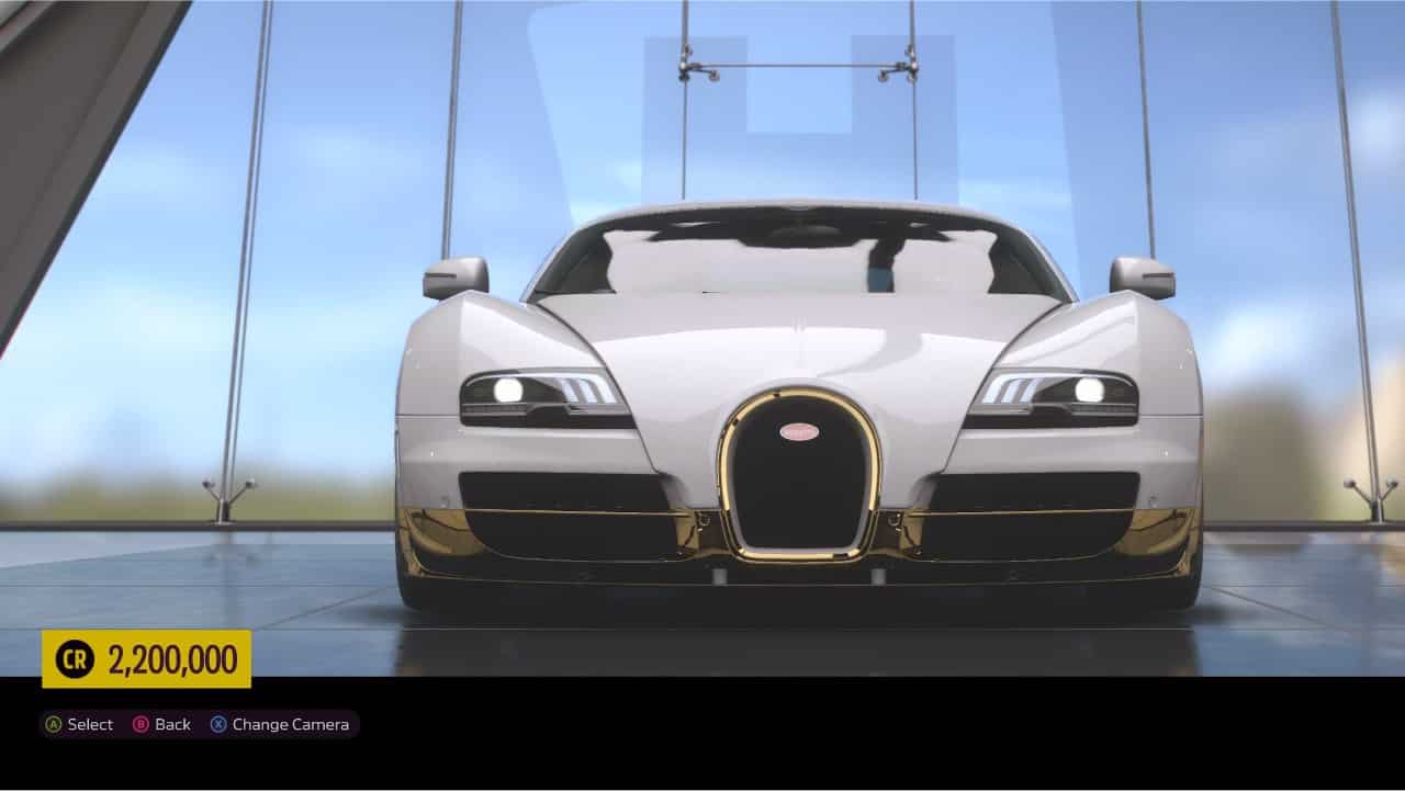 bugatti sport forza horizont 5