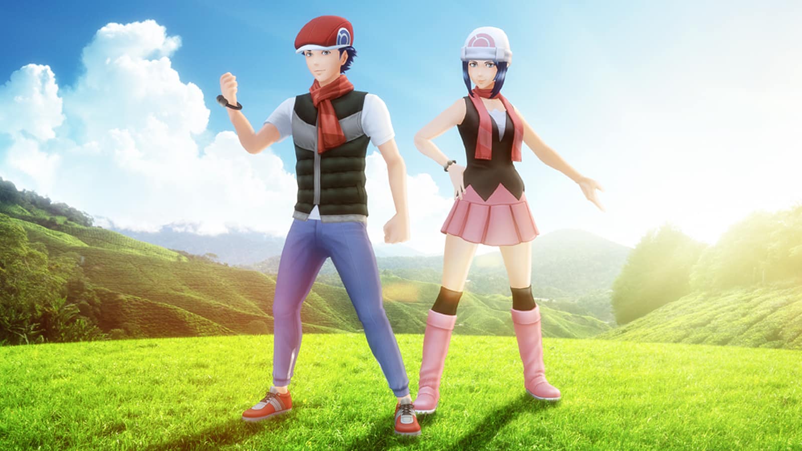 Avatare, die Sinnoh-Kostüme in Pokemon Go tragen
