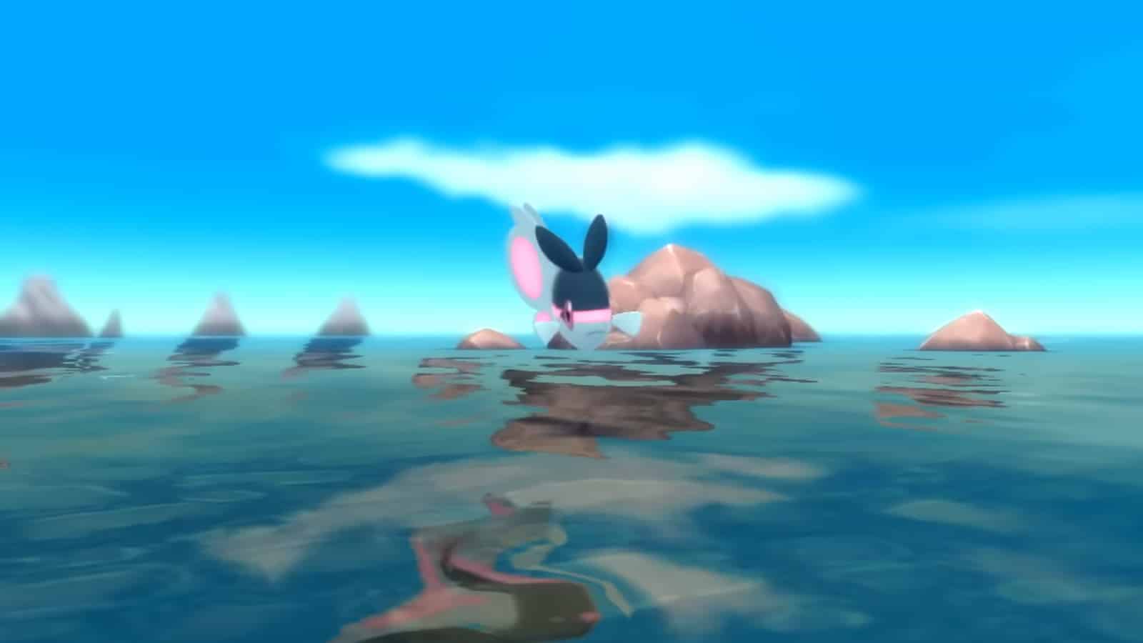 Pokemon Brilliant Diamond & Shining Pearl Finneon-Trailer-Screenshot