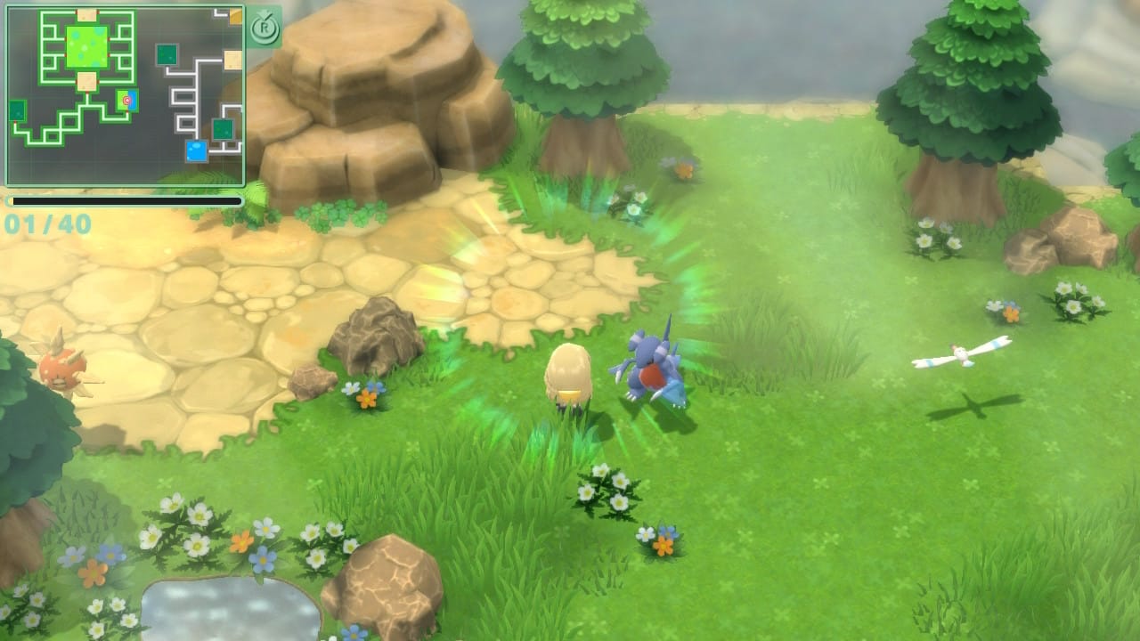 Pokemon Brilliant Diamond & Shining Pearl Grand unterirdischer Gabite Screenshot