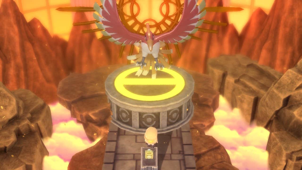 Screenshot von Pokemon Brilliant Diamond & Shining Pearl Rainbow Room