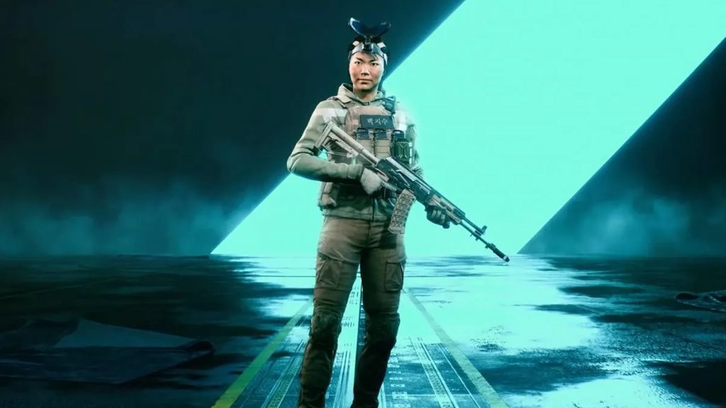 Ein Screenshot von Ji-Soo Paik aus Battlefield 2042.