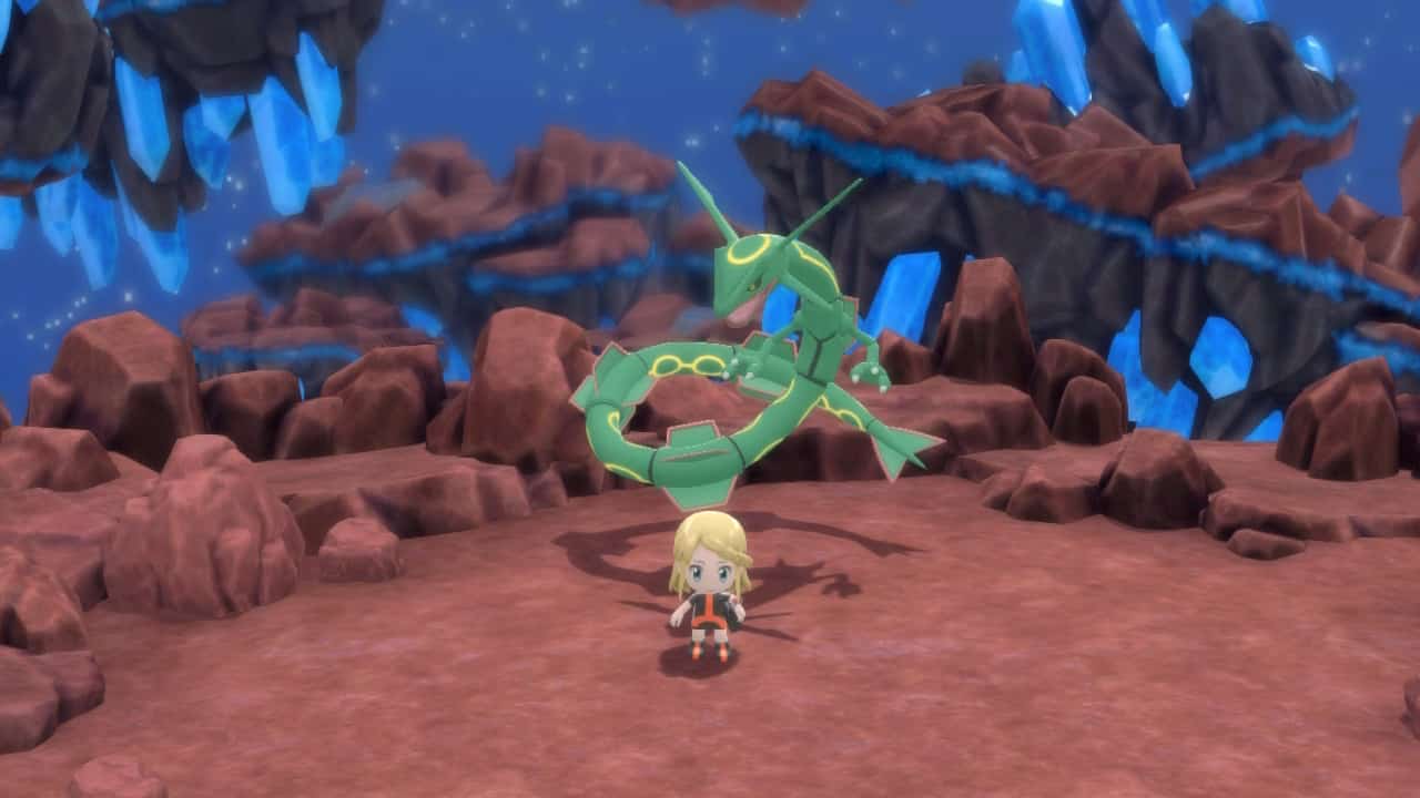 Pokemon Brilliant Diamond & Shining Pearl Rayquaza spawnen