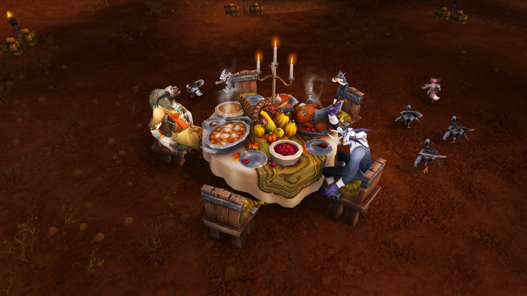 World of Warcraft pligrim's Bounty Thanksgiving-Event