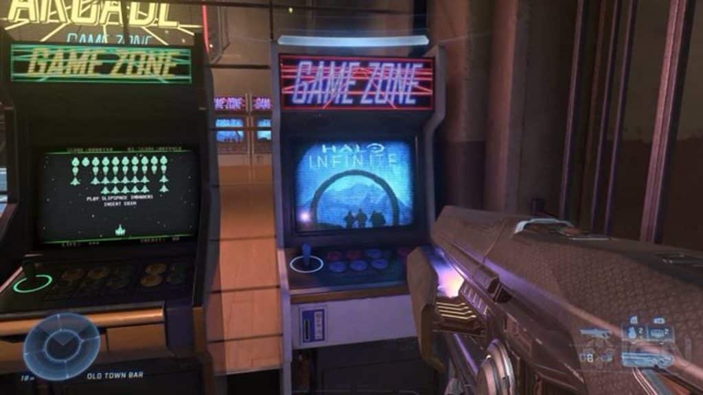 Halo-Arcade-Maschine